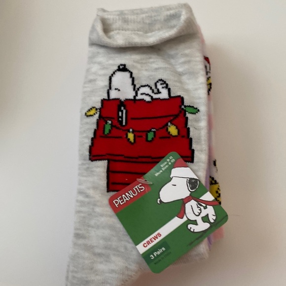 Peanuts Accessories Snoopy Peanuts Christmas Socks Poshmark
